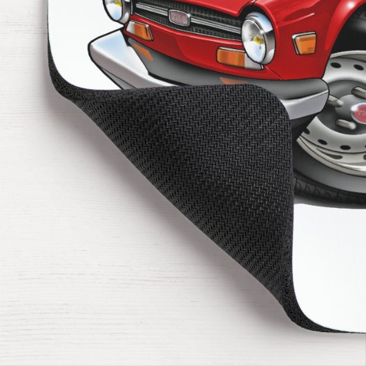 Triumph TR6 Red Car Muismat (Hoek)