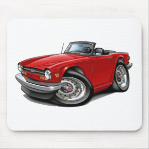 Triumph TR6 Red Car Muismat