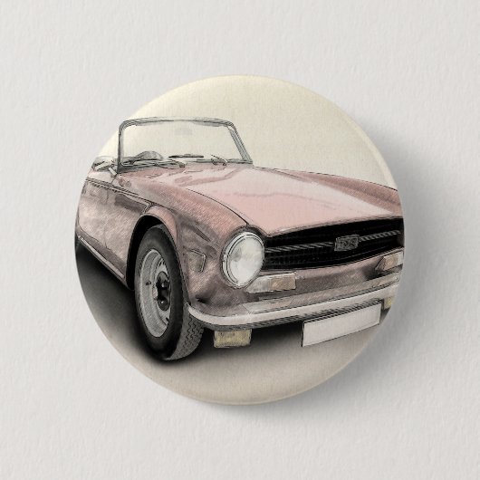 Triumph TR6 Ronde Button 5,7 Cm (Voorkant)