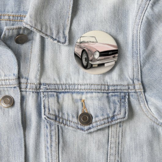 Triumph TR6 Ronde Button 5,7 Cm (In situ)