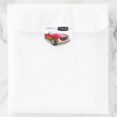 Triumph TR6 Ronde Sticker (Tas)