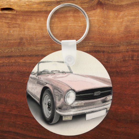 Triumph TR6 Sleutelhanger (Voorkant)