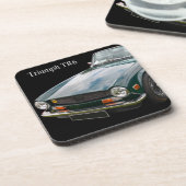 Triumph TR6 sportwagen Bier Onderzetter (Linkerzijde)