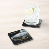 Triumph TR6 sportwagen Bier Onderzetter (Rechterzijde)