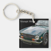 Triumph TR6 sportwagen Sleutelhanger (voorkant)