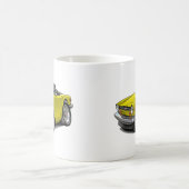 Triumph TR6 Yellow Car Koffiemok (Center)