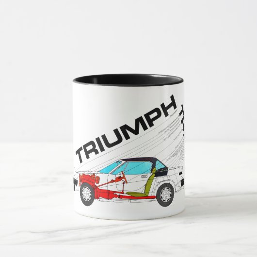 Triumph TR7 Drophead Specification Mok (Midden)