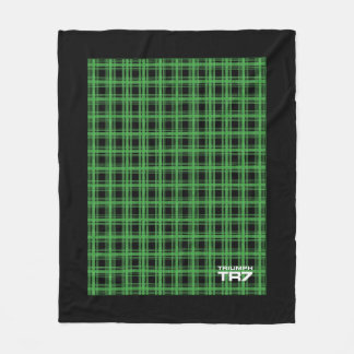 Triumph TR7 - Green Tartan / Pset Fleece Blanket