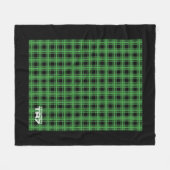 Triumph TR7 - Green Tartan / Pset Fleece Blanket (Voorkant (Horizontaal))