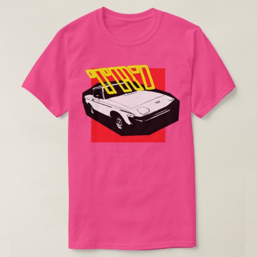 Triumph TR7 klassiek vet retro T-shirt (Design voorkant)