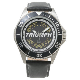 Triumph TR7 Laurel Wreath Watch Horloge