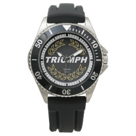 Triumph TR7 Laurel Wreath Watch Horloge