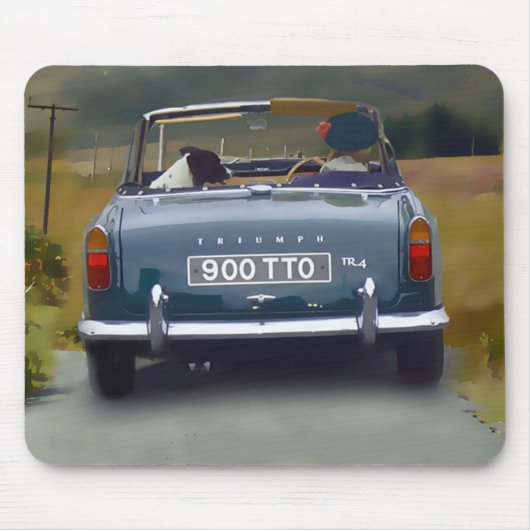 Triumph TR 4 Mouse mat Muismat (Voorkant)
