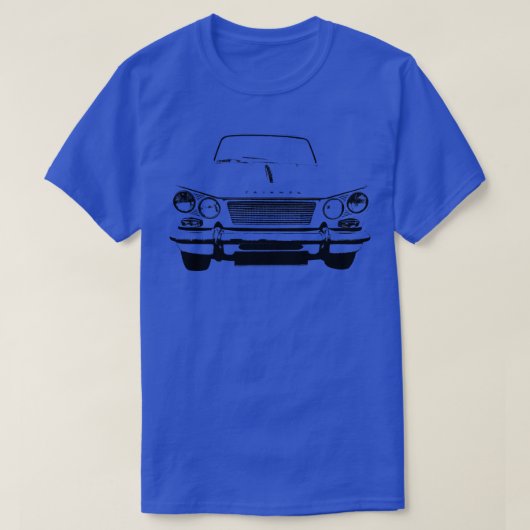 Triumph Vitesse jaren 60 Britse klassieke monobloc T-shirt (Design voorkant)