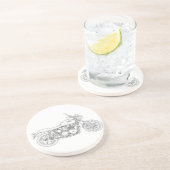  Triumph  Zandsteen Onderzetter (Zijkant)