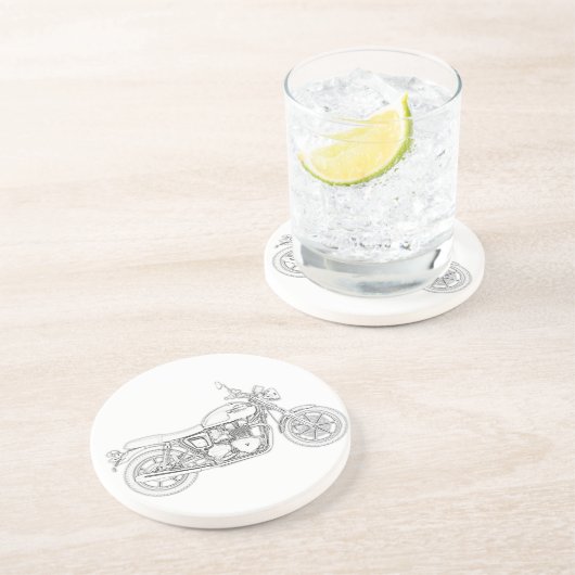 Triumph Zandsteen Onderzetter (Zijkant)