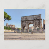 Triumphal Arch of Constantine - Rome, Italië Briefkaart (Voorkant)