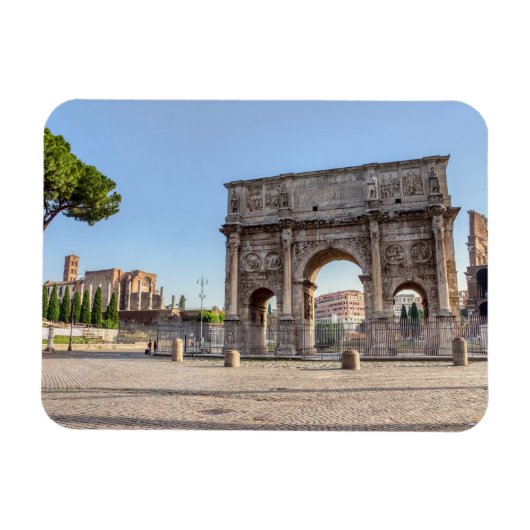 Triumphal Arch of Constantine - Rome, Italië Magneet (Horizontaal)