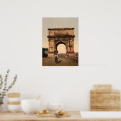 Triumphal Arch of Titus, Rome, Lazio Italië Poster (Keuken)