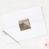 Triumphal Arch, Tripoli, bord 4 van 'A Narrative' Vierkante Sticker (Envelop)