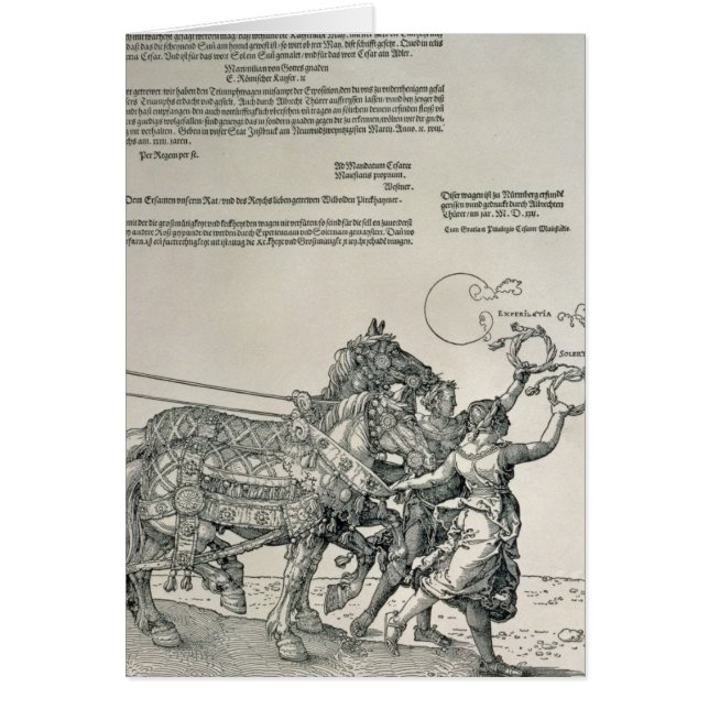 Triumphal Chariot of Emperor Maximilian I (Voorkant)