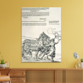 Triumphal Chariot of Emperor Maximilian I Canvas Afdruk (Insitu (Woonkamer))