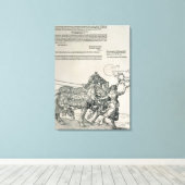 Triumphal Chariot of Emperor Maximilian I Canvas Afdruk (Insitu (Houten vloer))