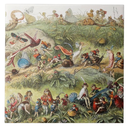 Triumphal March of The Elf King, Fairies,Goblins Tegeltje (Voorkant)