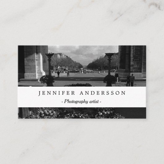  Triumphale arch van Parijs Onbekende soldaat Visitekaartje (Voorkant)