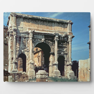 Triumphale Arch van Septimius Severus, gewijd aan Fotoplaat