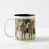 Triumphant Entry the French in Madrid Tweekleurige Koffiemok (Links)