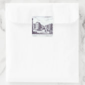 Triumphant Entry the Royal Troops Vierkante Sticker (Tas)