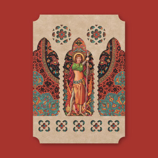 Triumphant Saint George Card Kaart