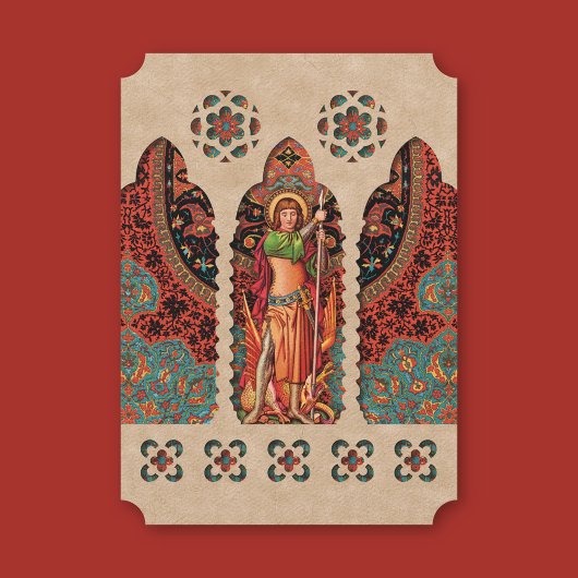 Triumphant Saint George Card Kaart