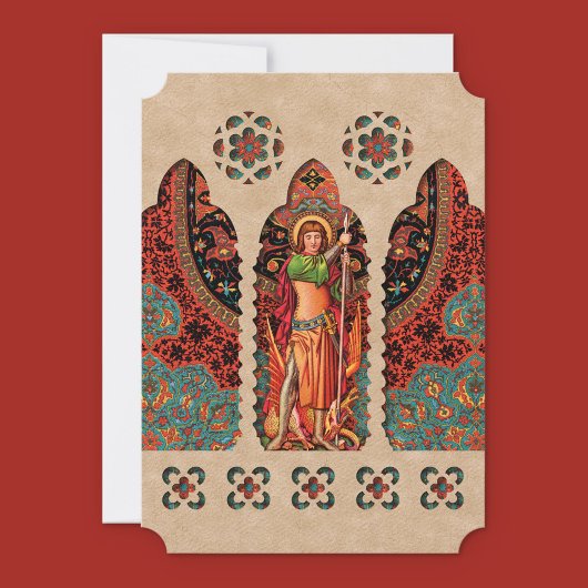 Triumphant Saint George Card Kaart