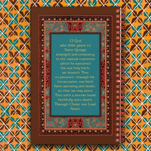 Triumphant Saint George Notitieboek