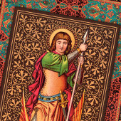 Triumphant Saint George Poster