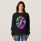 Triumphant Trophy Cat Women's Sweatshirt (Voorkant volledig)