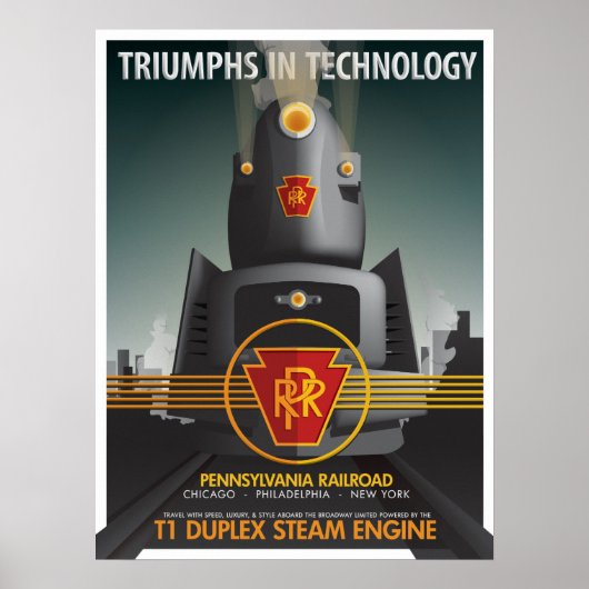 TRIUMPHS IN TECHNOLOGIE: De Pennsy T1 Poster (Voorkant)