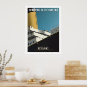 TRIUMPHS IN TECHNOLOGIE - RMS Titanic Poster (Keuken)