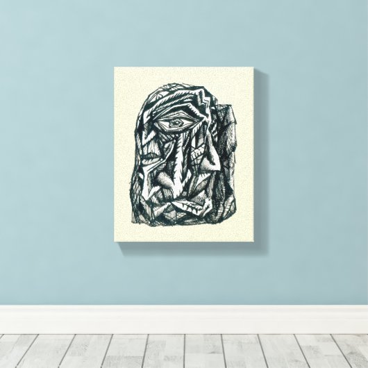 Triumviraat Canvas Afdruk (Insitu (Houten vloer))