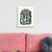 Triumviraat Canvas Afdruk (Insitu (Woonkamer))