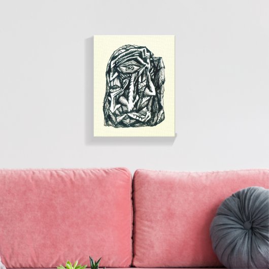 Triumviraat Canvas Afdruk (Insitu (Woonkamer))