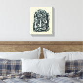 Triumviraat Canvas Afdruk (Insitu (Slaapkamer))