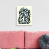 Triumviraat Canvas Afdruk (Insitu (Woonkamer))