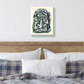 Triumviraat Canvas Afdruk (Insitu (Slaapkamer))