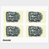 Triumviraat Rechthoekige Sticker (Vel)