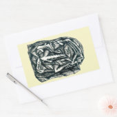 Triumviraat Rechthoekige Sticker (Envelop)