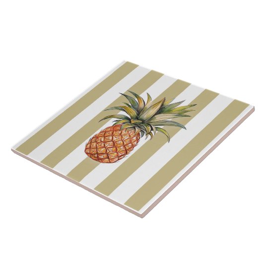 Trivet - Ananas Tegeltje (Zijkant)