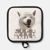 Trivet of dog by koroku pannenlap (Voorkant)